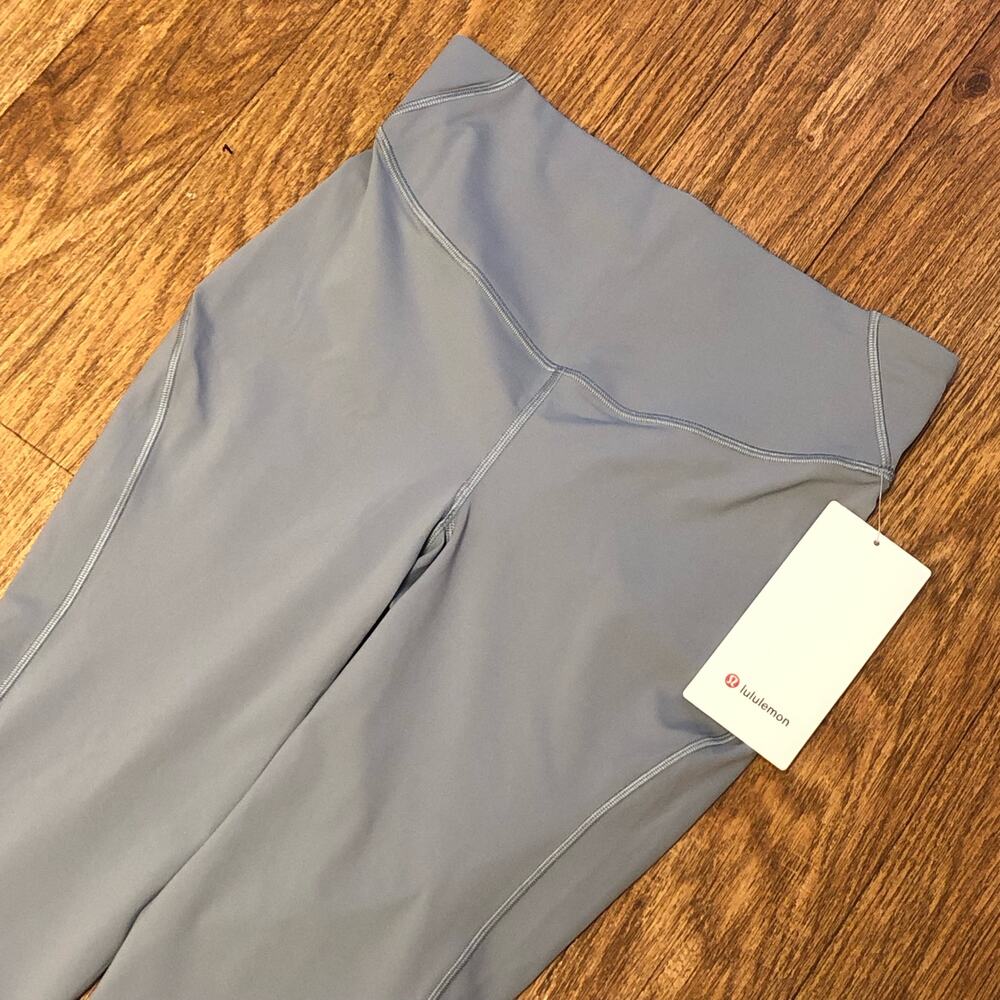 Lululemon Rhino Gray Base Pace High Rise HR Tight 25” Leggings Size 8